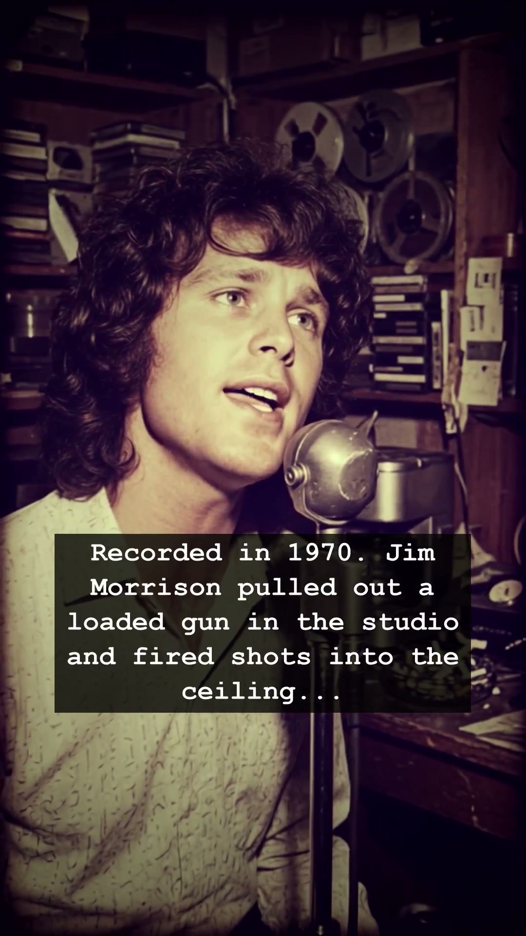 The Night Jim Morrison Fired a Gun Inside The Doors Studio