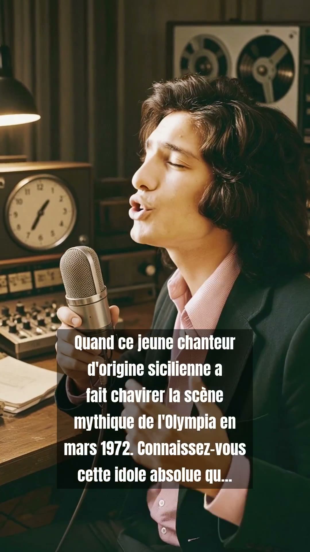 Frédéric François à l’Olympia 1972 : le soir où tout a basculé