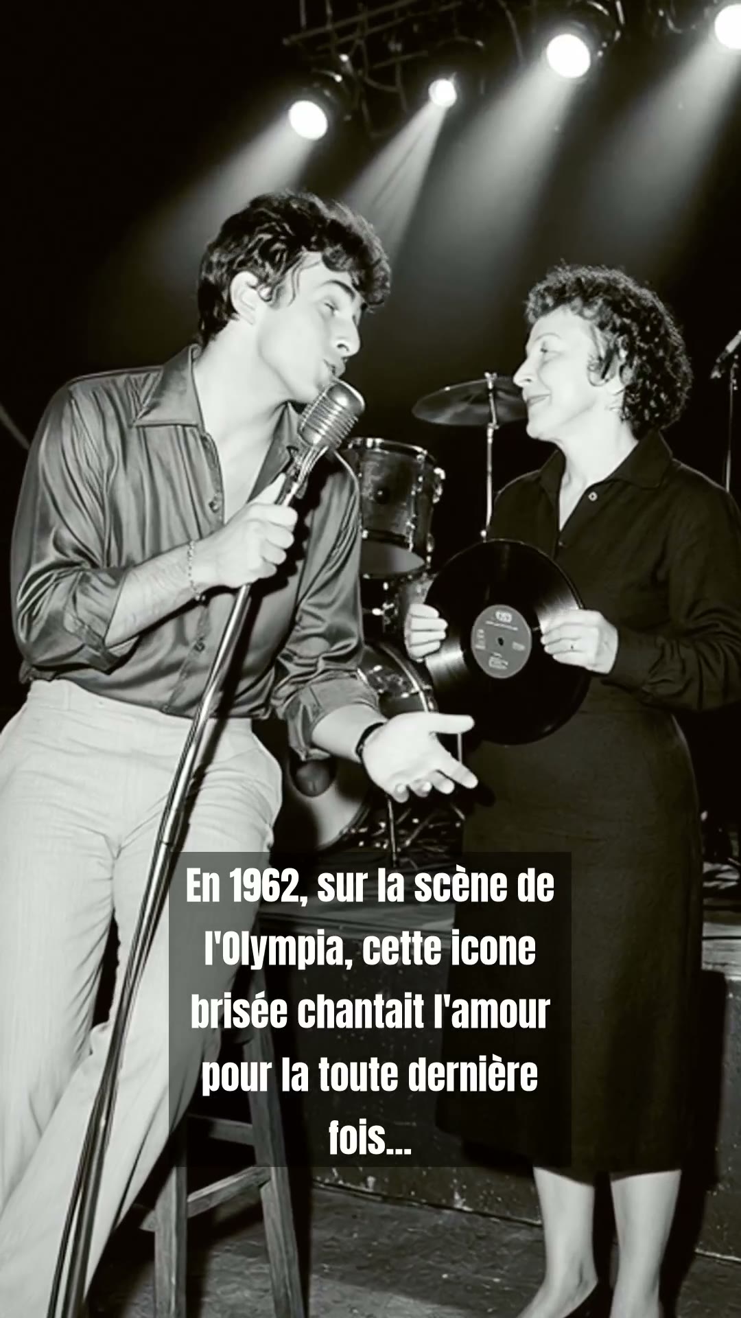 Edith Piaf : Le dernier adieu déchirant sur la scène de l’Olympia