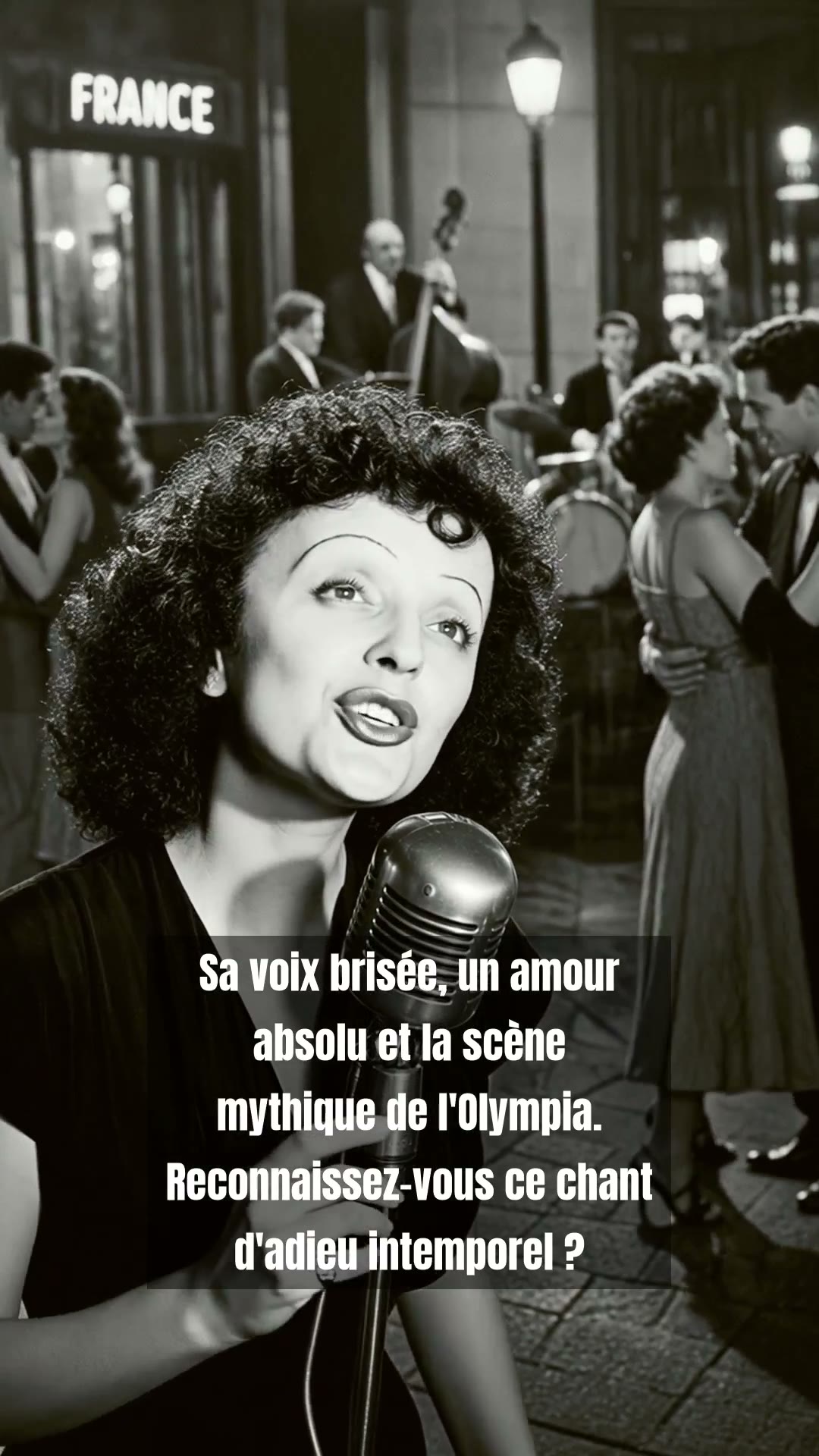 Edith Piaf à l’Olympia 1962 : le dernier adieu d’une légende