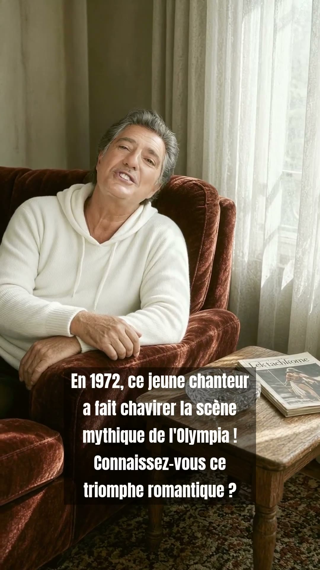 Frédéric François à l’Olympia 1972 : les coulisses d’un triomphe inoubliable