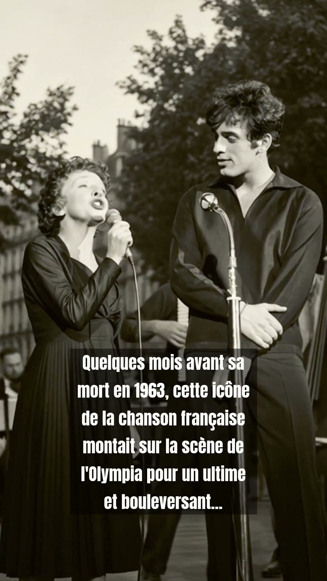 Le dernier souffle d’Edith Piaf : l’amour tragique avec Théo Sarapo