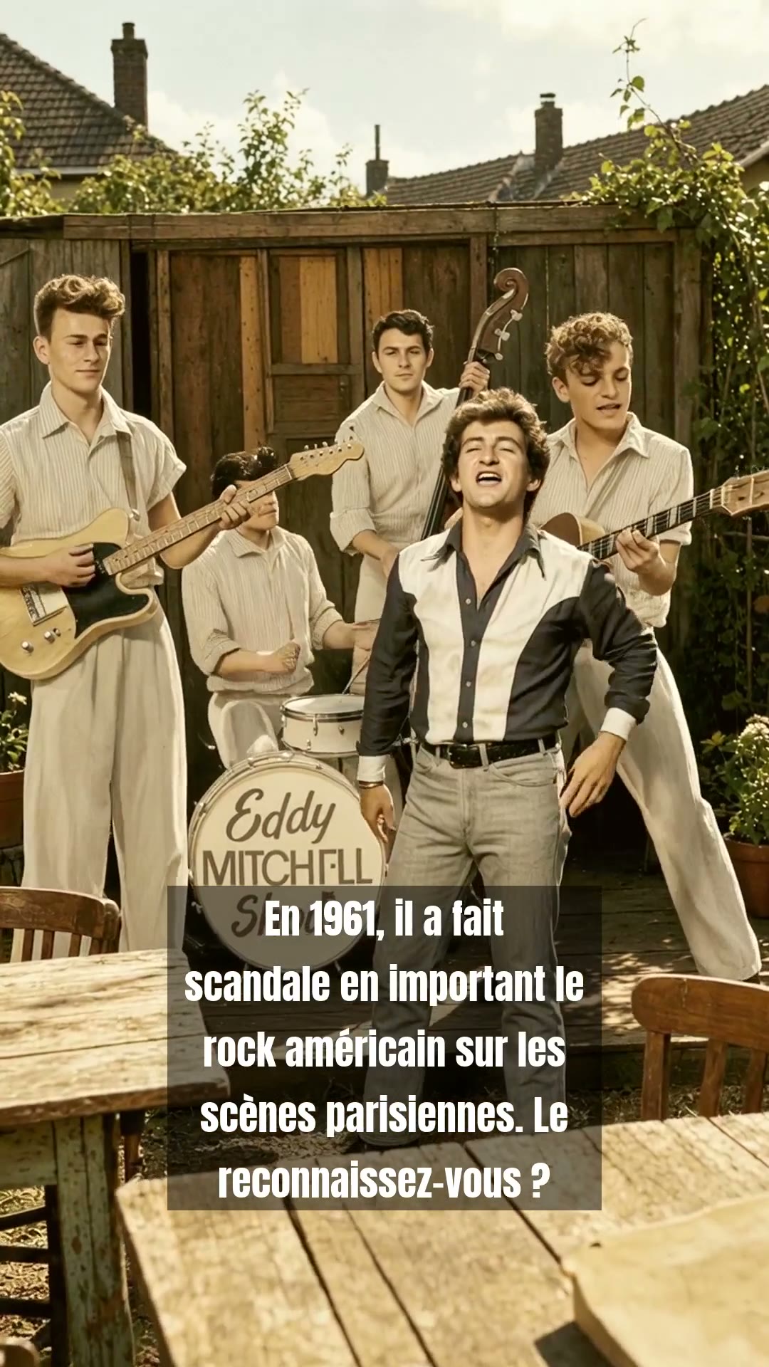 Eddy Mitchell : le rebelle qui a fait trembler l’Olympia en 1961