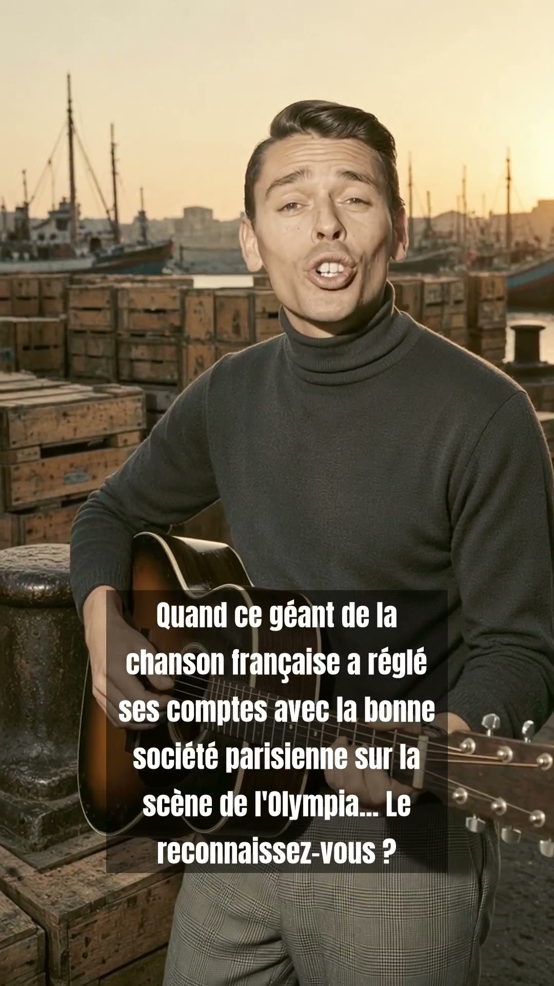 Jacques Brel à l’Olympia : le soir où tout a basculé