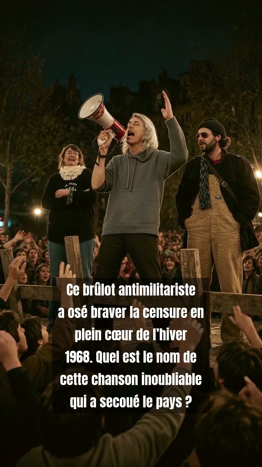 Le chant des mutins : l’histoire interdite derrière l’hymne de 1968