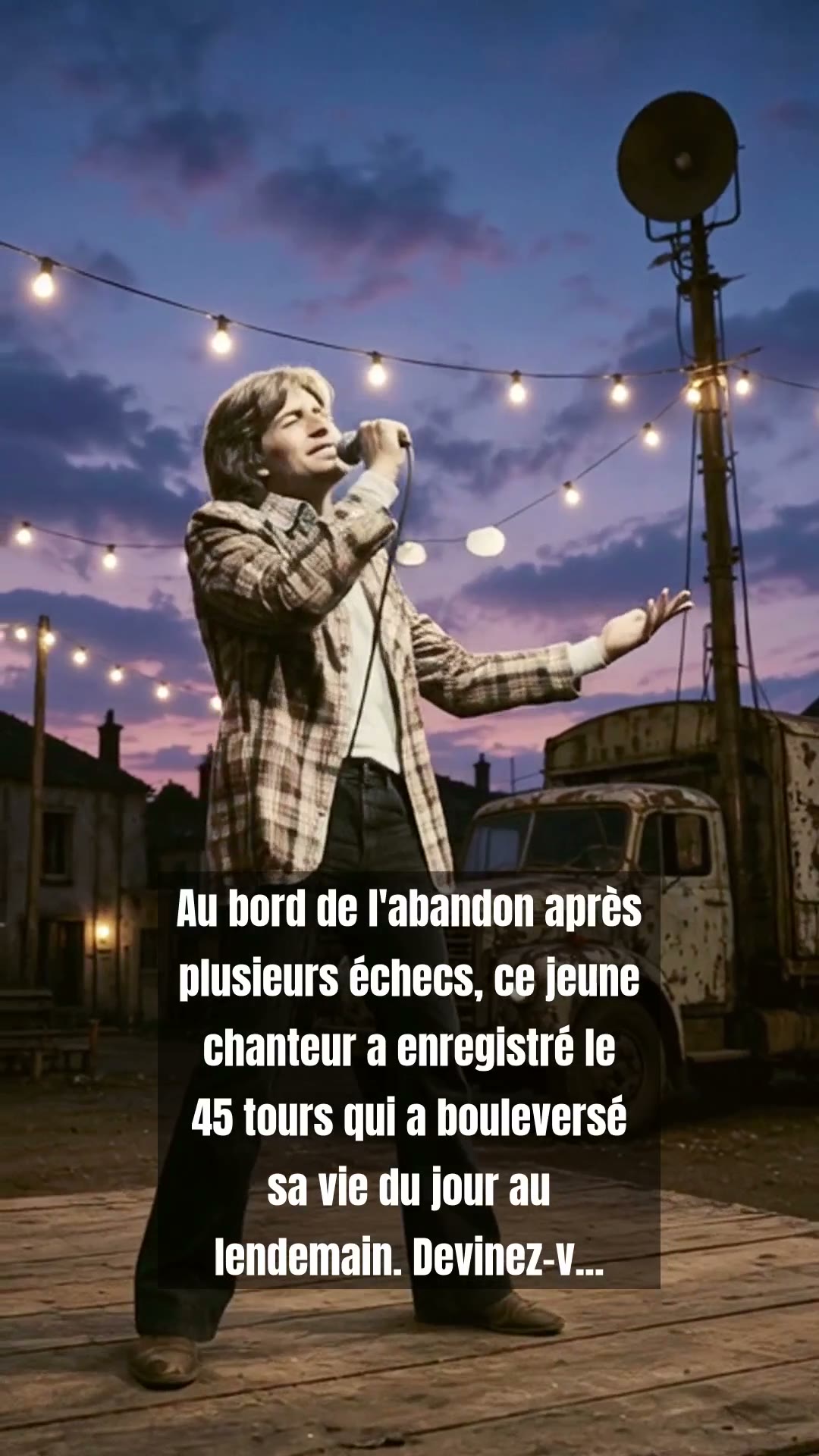 C. Jérôme : le destin brisé du chanteur aux millions de disques