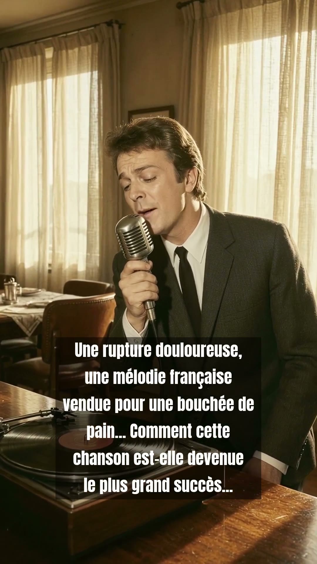 Le secret derrière Comme d’habitude : Claude François et son regret