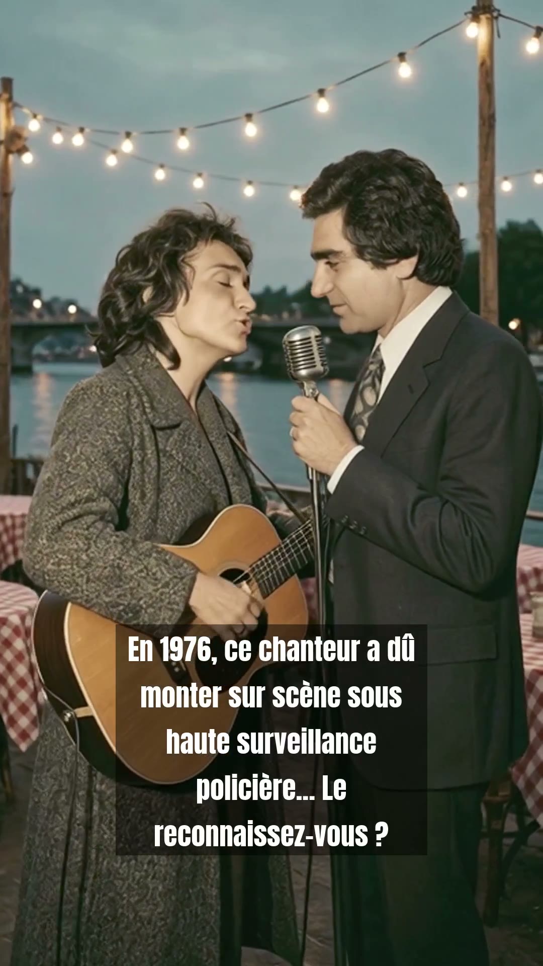 Michel Sardou en 1976 : Le concert sous haute protection policière