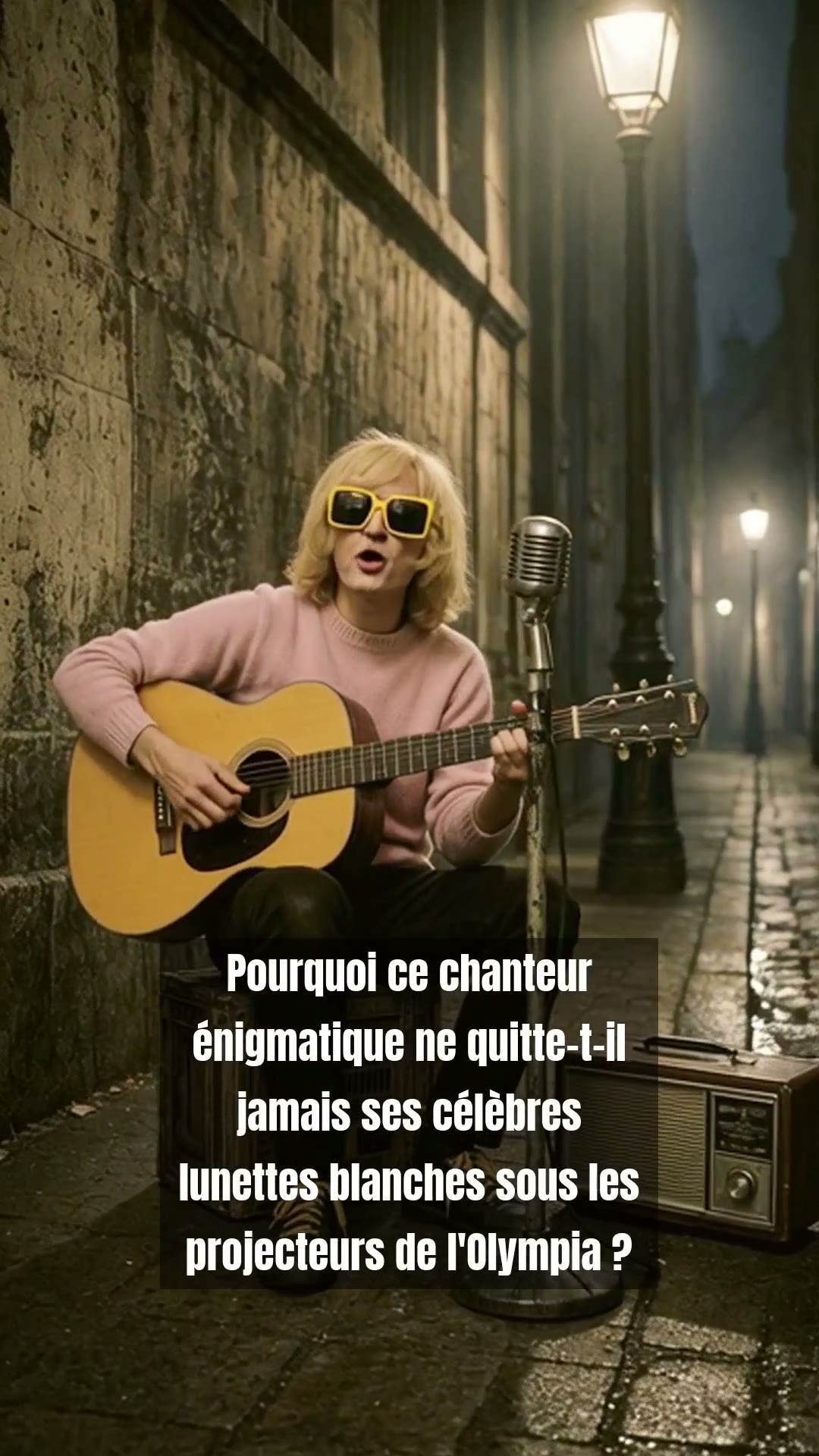 Le secret tragique des lunettes blanches de Michel Polnareff