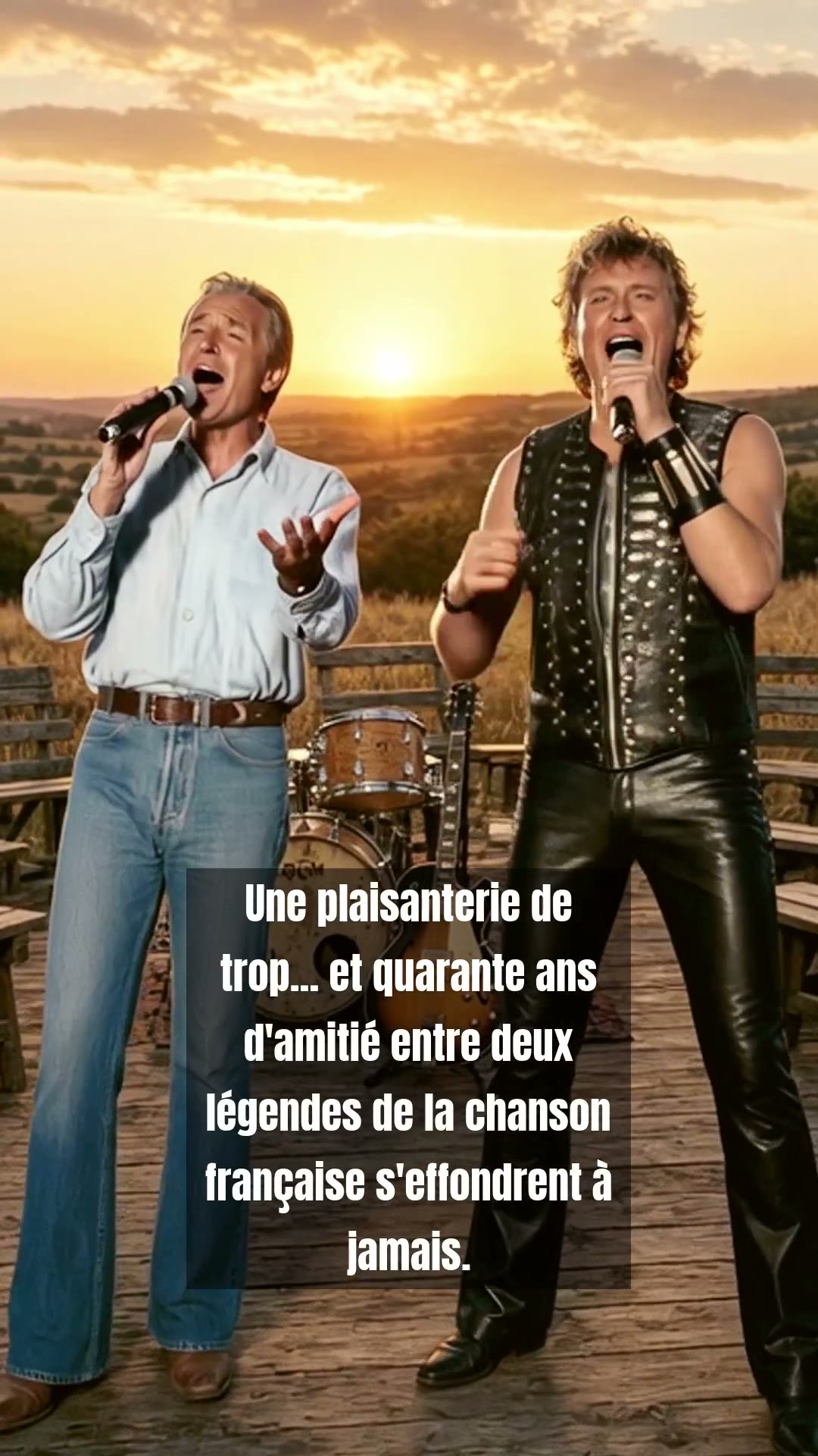 Johnny Hallyday et Michel Sardou : la fin tragique d’une amitié