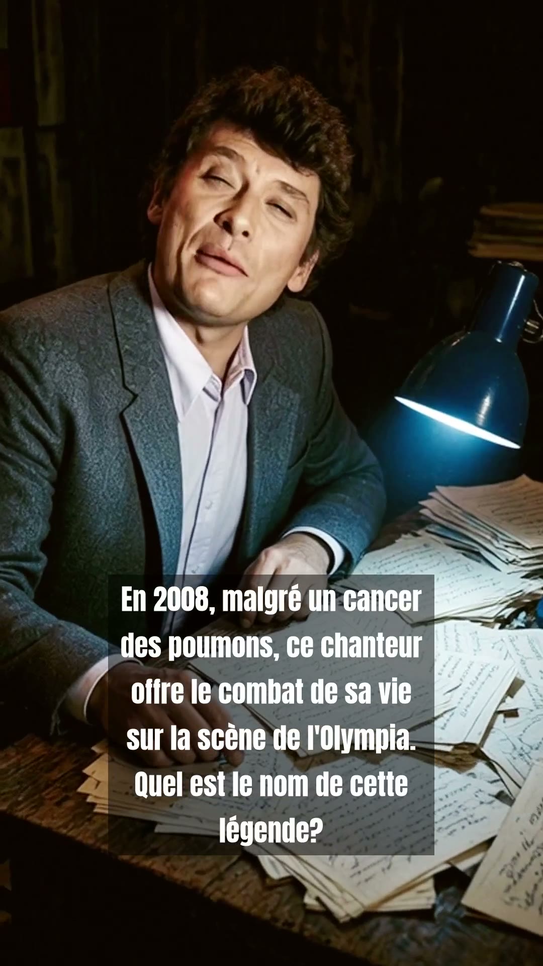 Alain Bashung : le dernier souffle d’une légende sur la scène de l’Olympia
