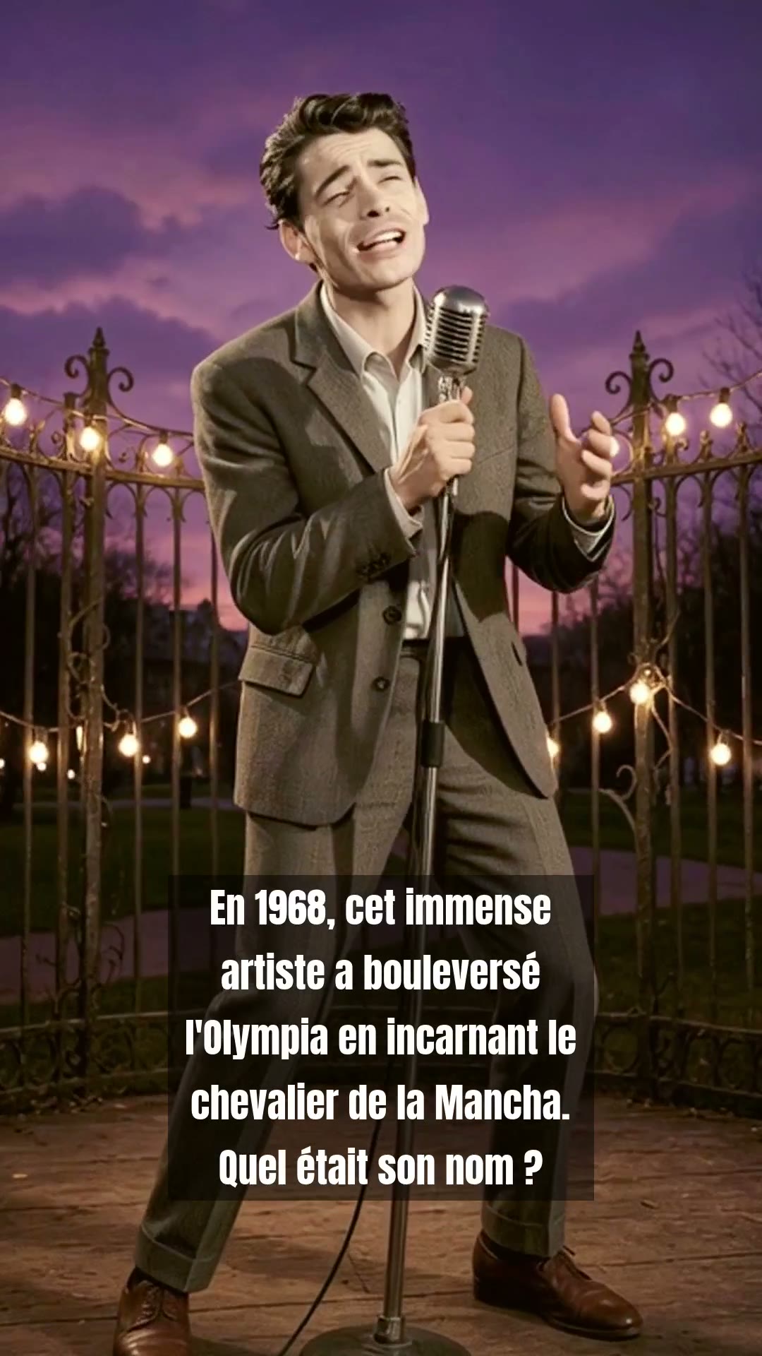 Jacques Brel et l’Olympia 1968 : le soir où Don Quichotte a tremblé