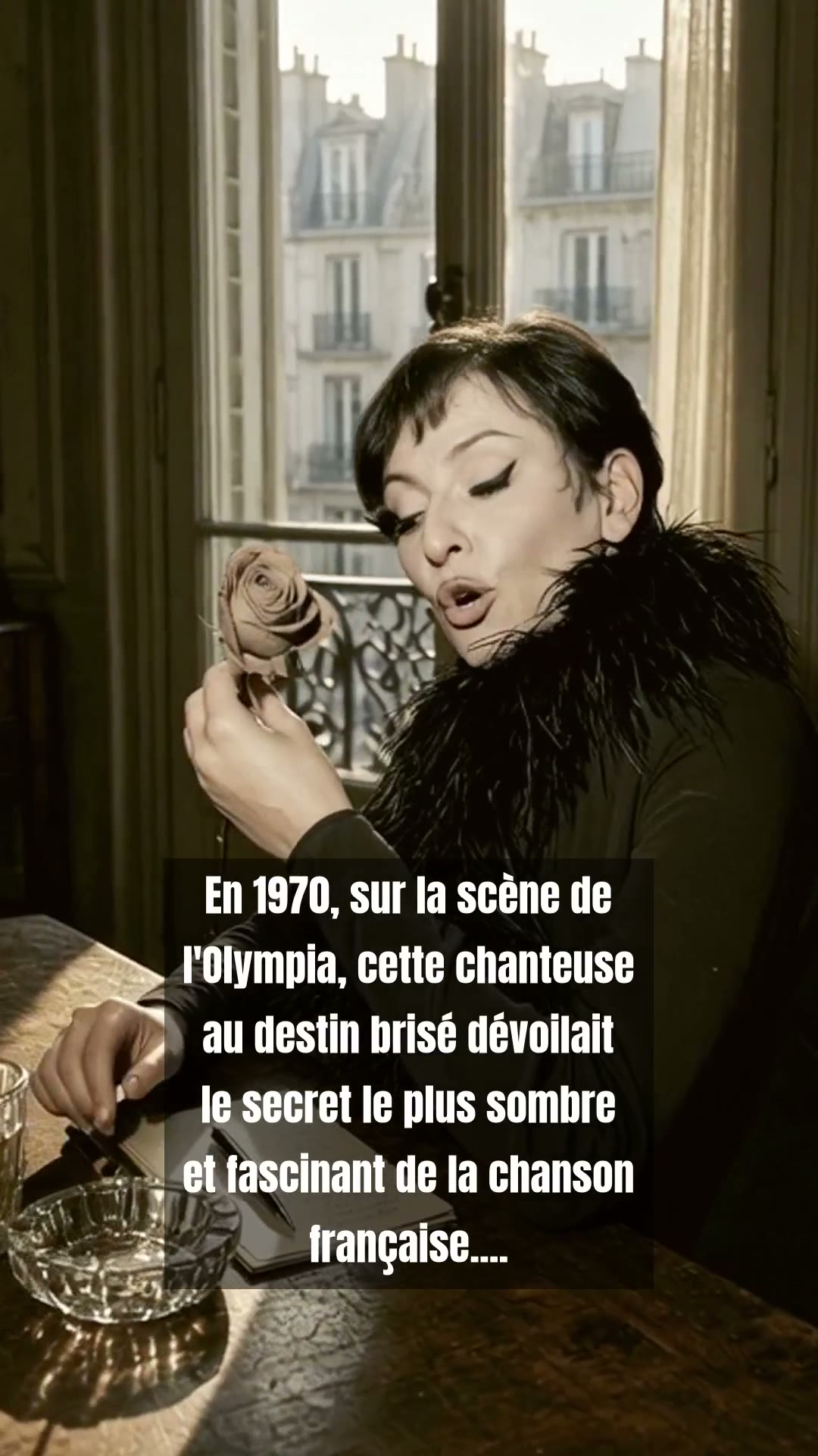 Barbara à l’Olympia : le secret déchirant derrière la dame en noir